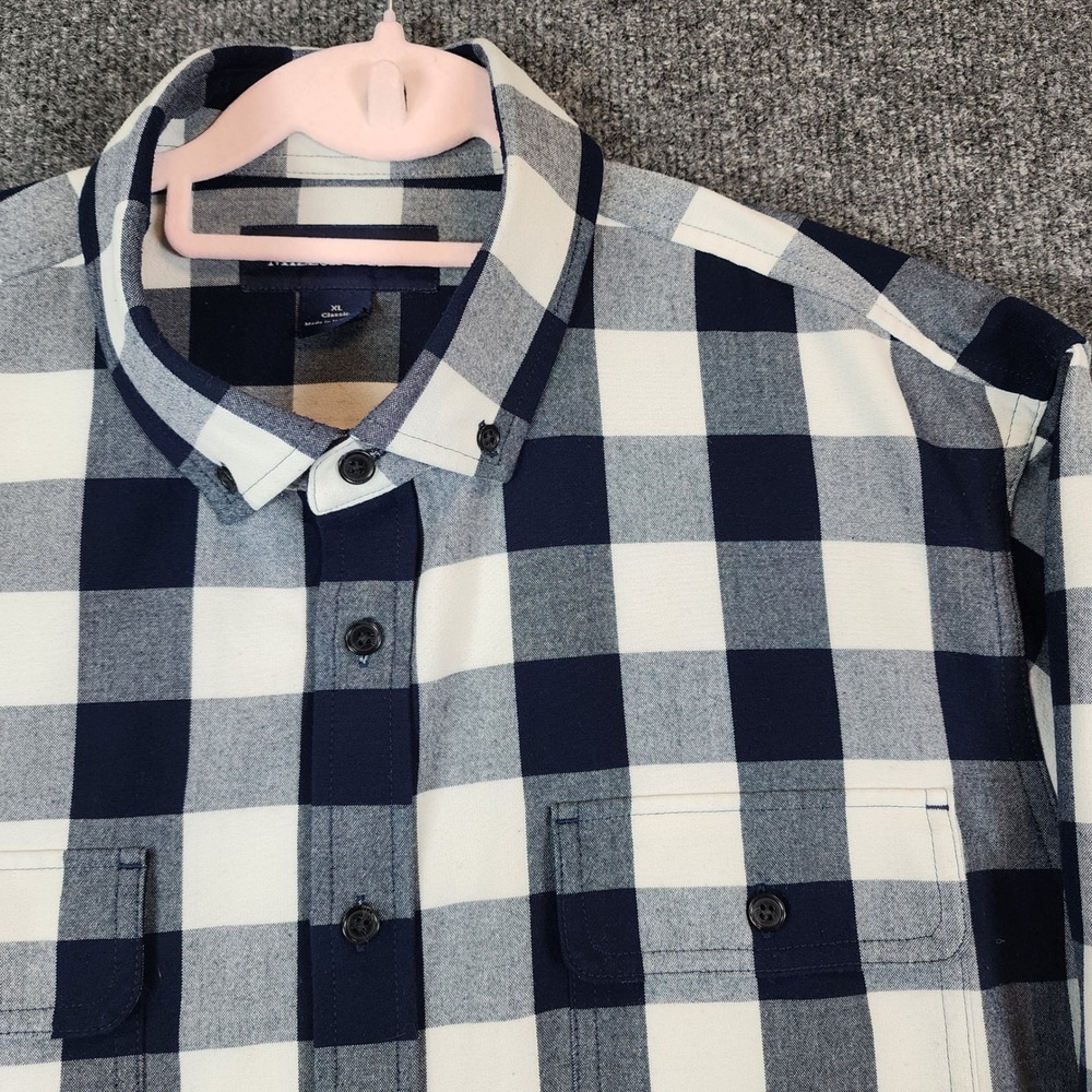 Mizzen+Main Mens‎ Classic Performance Buffalo Plaid Stretch Button Shirt XL